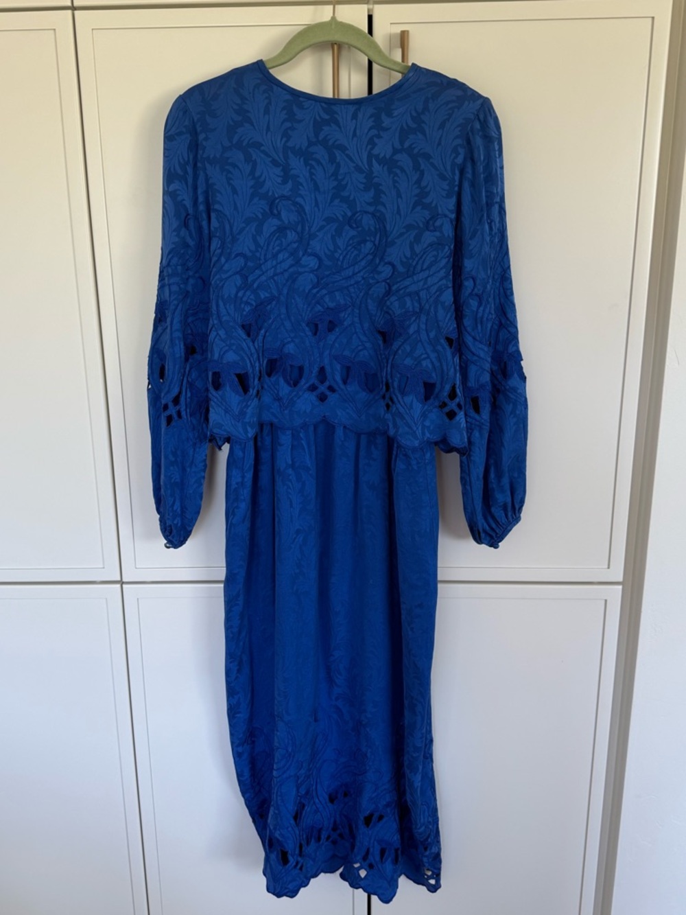 Vintage Umi Collection Anne Crimmins 100% Silk Two Piece Dress